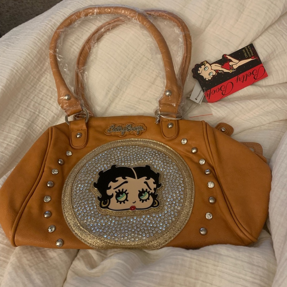 Orange/Brown Betty Boop Bag